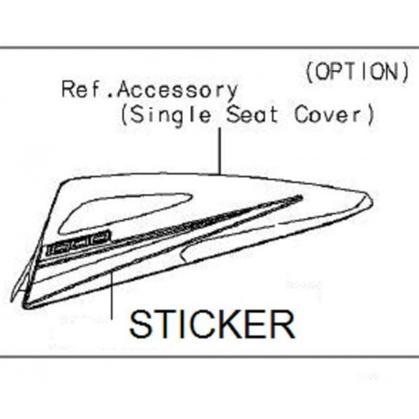 Kawasaki PILLION SEAT COVER